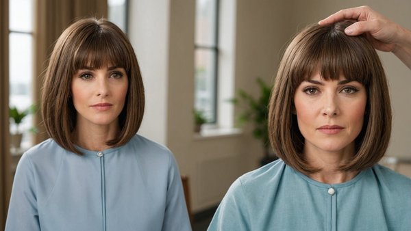 Les styles de frange rideau pour une coupe de cheveux femme